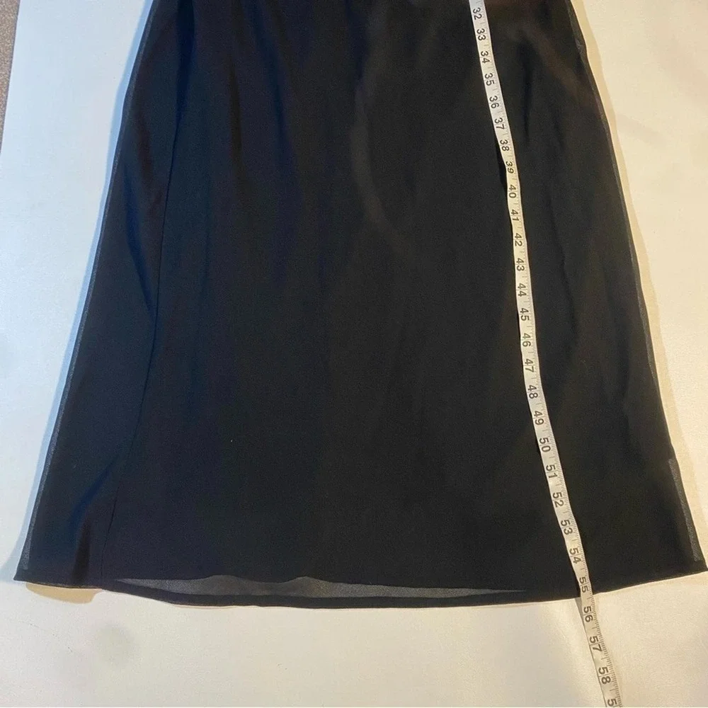 NWT Be Smart Sz 3/4 Elegant Black One Shoulder & Spaghetti Strap Maxi‎ Dress LBD